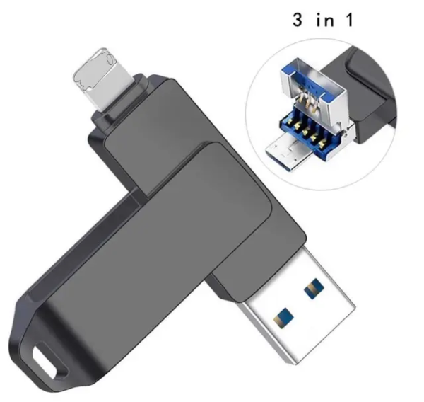 3-in-1 OTG USB Flash Drive - Image 3